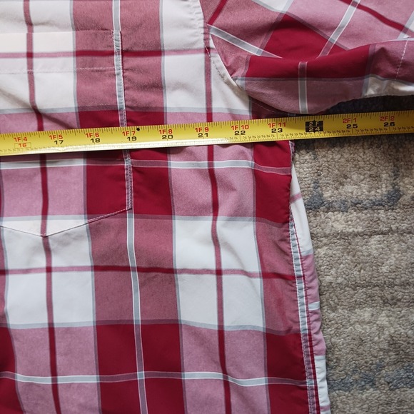 Patagonia Button Up Shirt Men's XL Red Plaid Breathable Short Sleeve, Causal - Picture 6 of 8